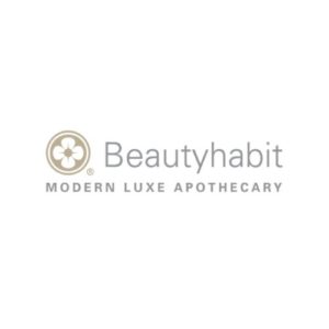 Beautyhabit modern luxe apothecary logo